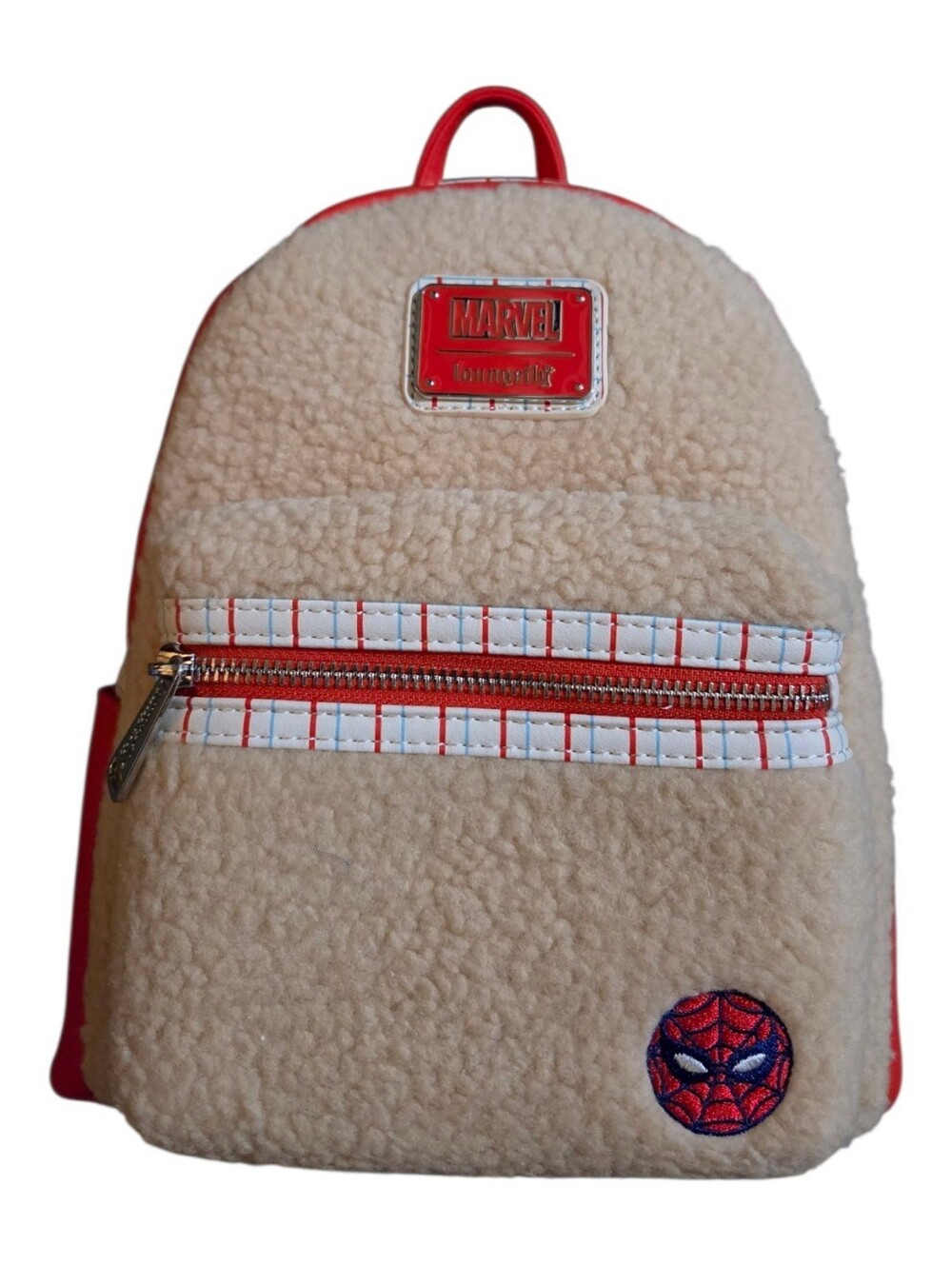 Disney X Loungefly X Marvel Spiderman Sherpa Backpack